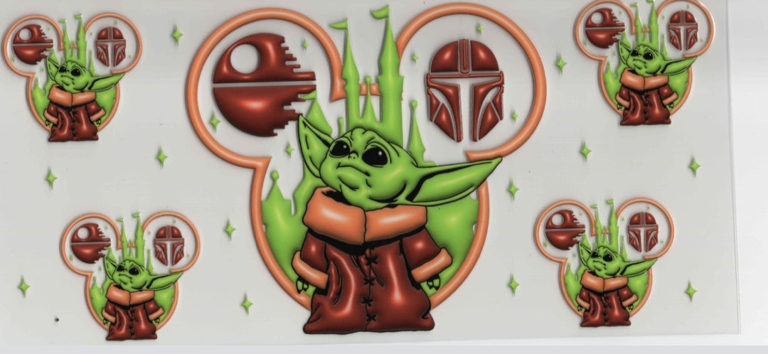 Uv dtf cup stickers