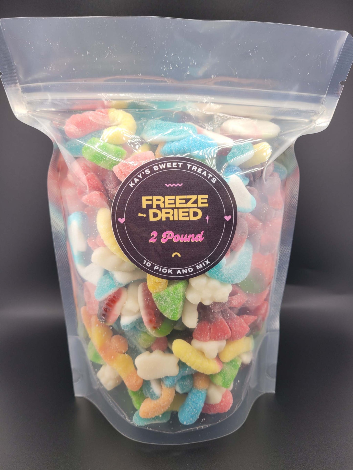 2 Pound Pick and Mix bag filled with colorful assorted candies.
