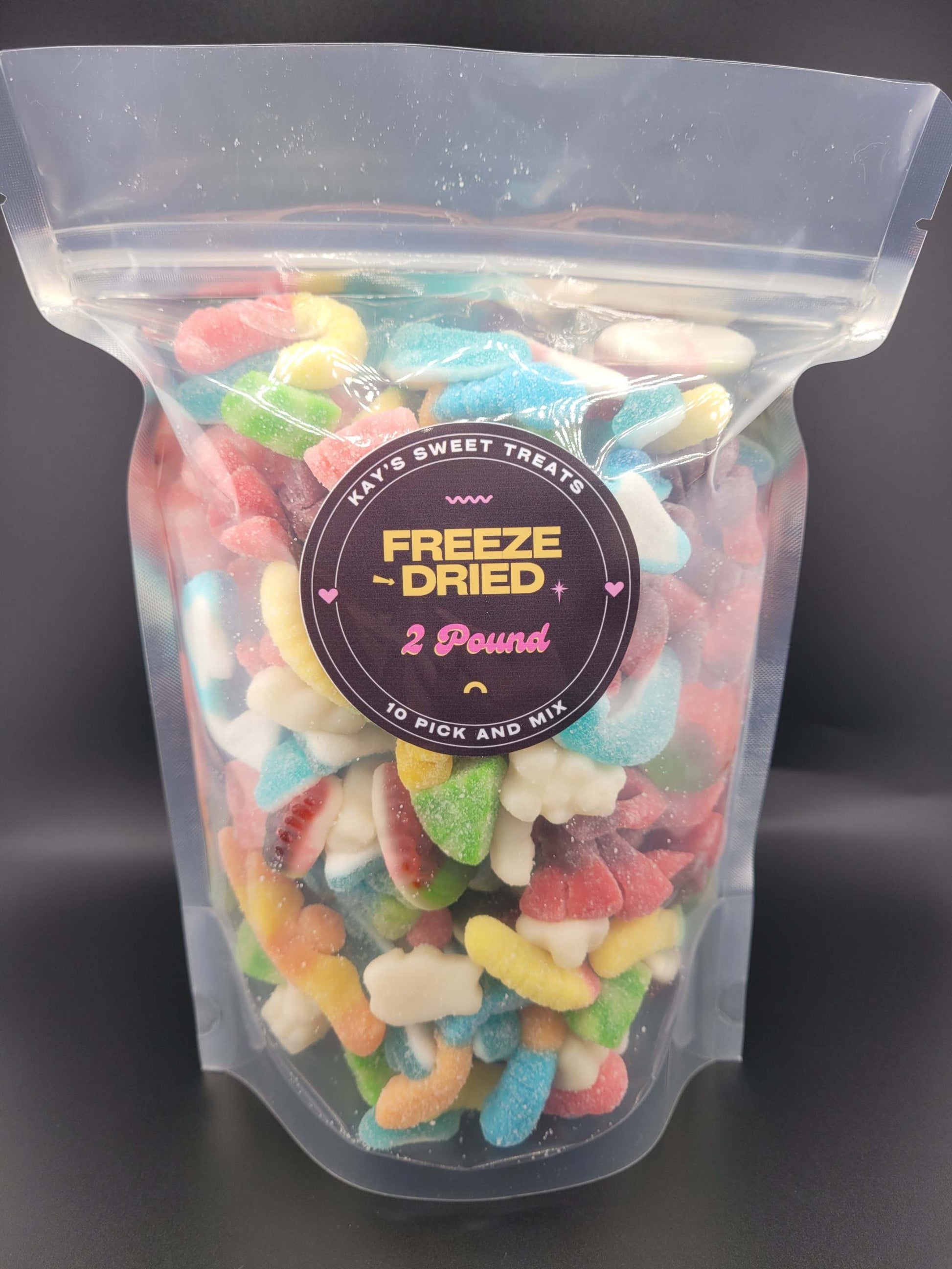 2 Pound Pick and Mix bag filled with colorful assorted candies.