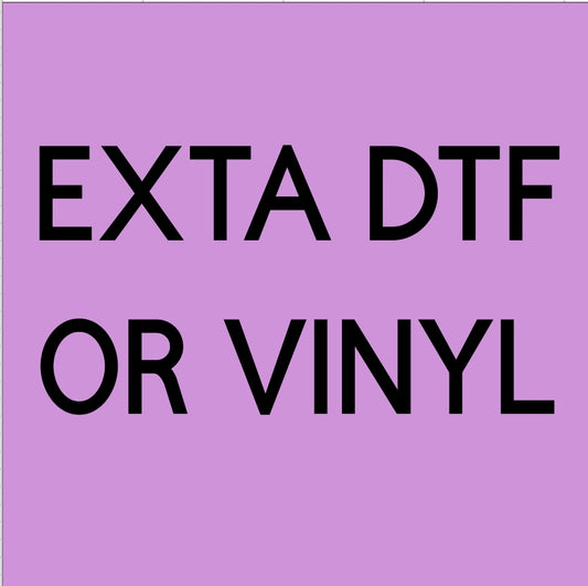 Add extra dtf or vinyl to your hood, sleeves or back