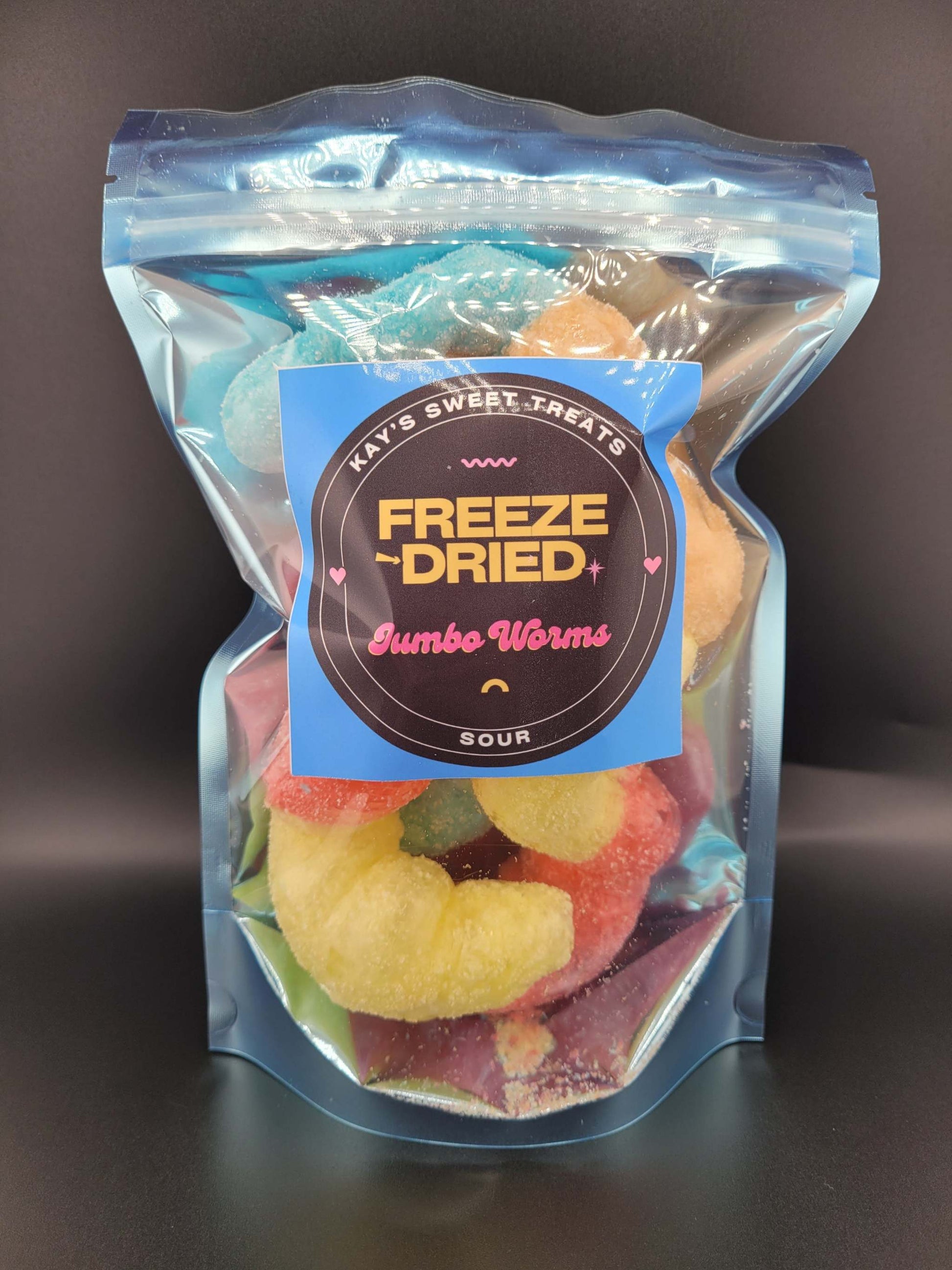 Jumbo sour worm rainbow