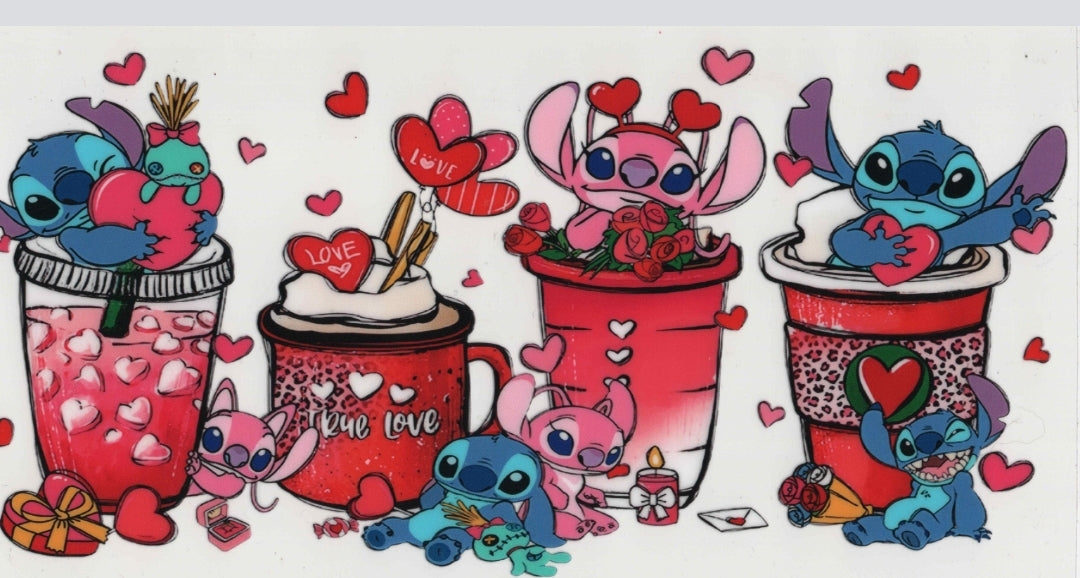 Uv dtf cup stickers